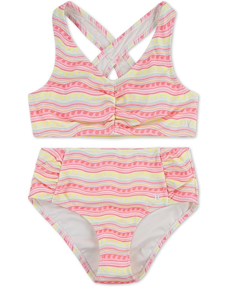 6pm Hurley Kids High Waisted Bikini (Big Kid)