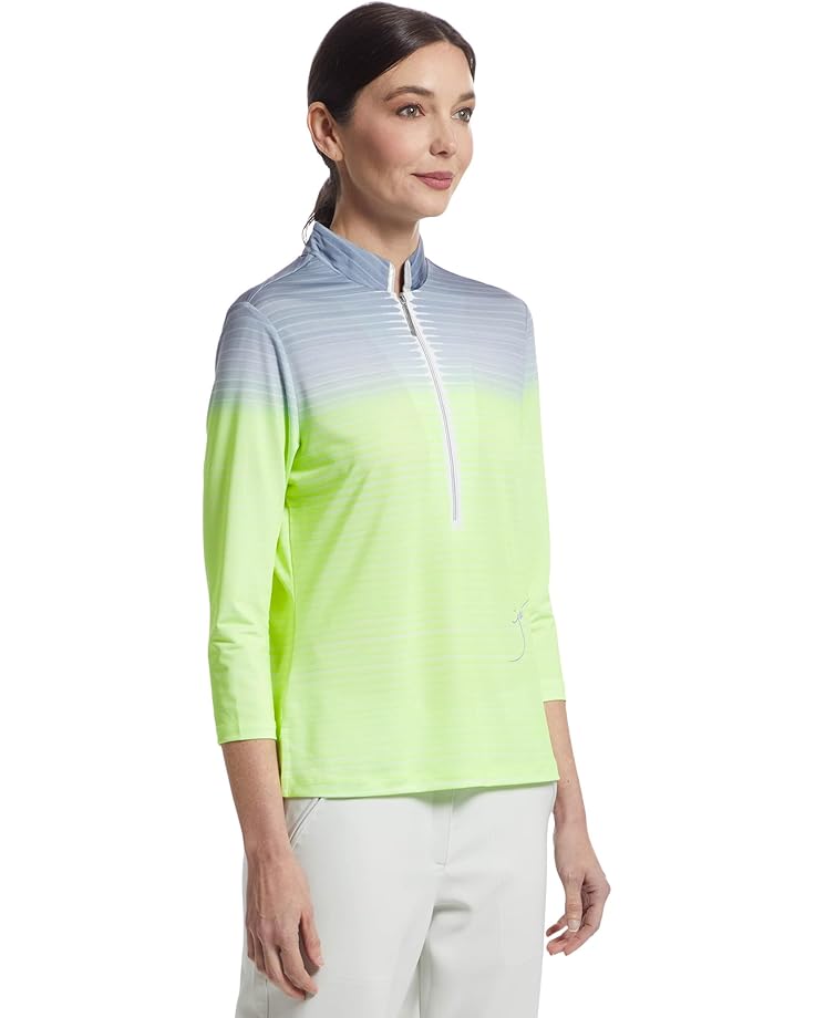 Jamie Sadock Flux Print 3/4 Sleeve Top Women's
