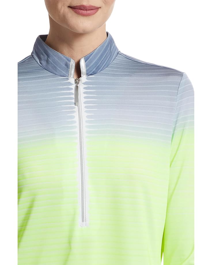 Jamie Sadock Flux Print 3/4 Sleeve Top Women's