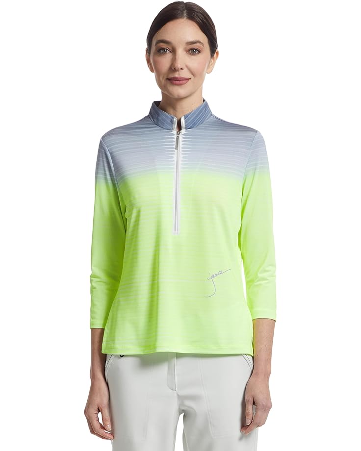 Jamie Sadock Flux Print 3/4 Sleeve Top Women's