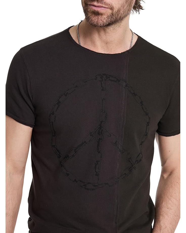 John Varvatos Chain Peace Tee KG6715W24 Men's