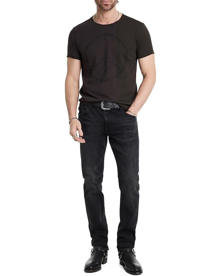 John Varvatos Chain Peace Tee KG6715W24 Men's