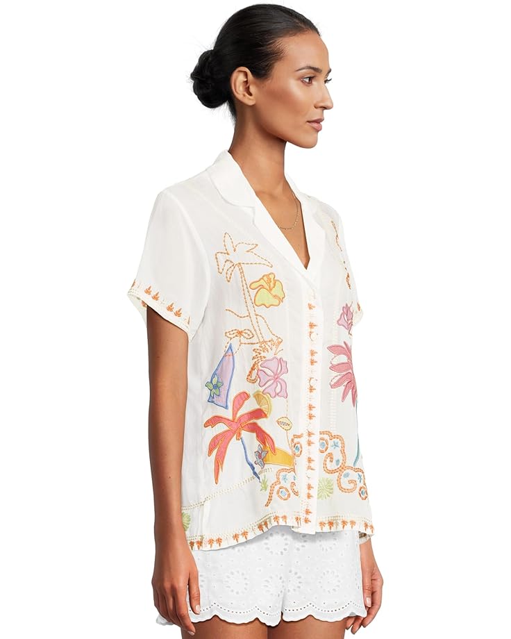 6pm Johnny Was Piper Applique Shirt Women's