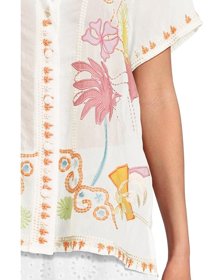 6pm Johnny Was Piper Applique Shirt Women's