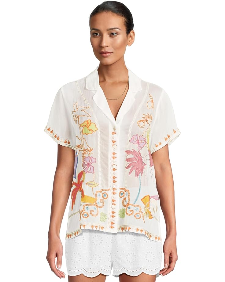 6pm Johnny Was Piper Applique Shirt Women's