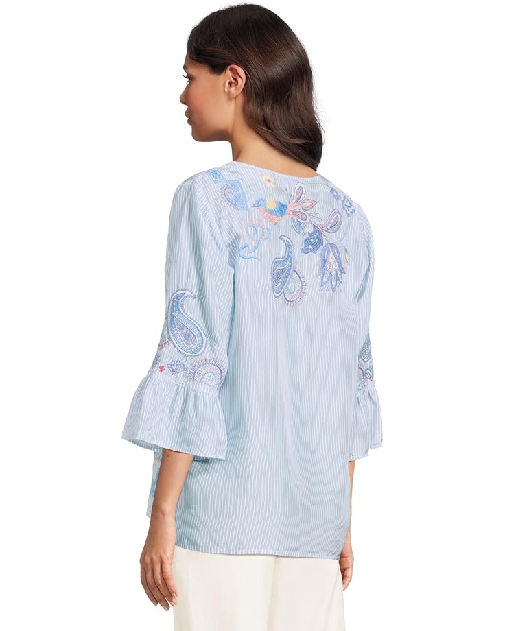Johnny Was Ruffle Sleeve Blouse Women's