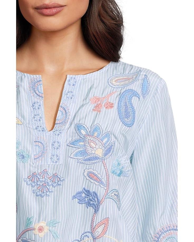 Johnny Was Ruffle Sleeve Blouse Women's