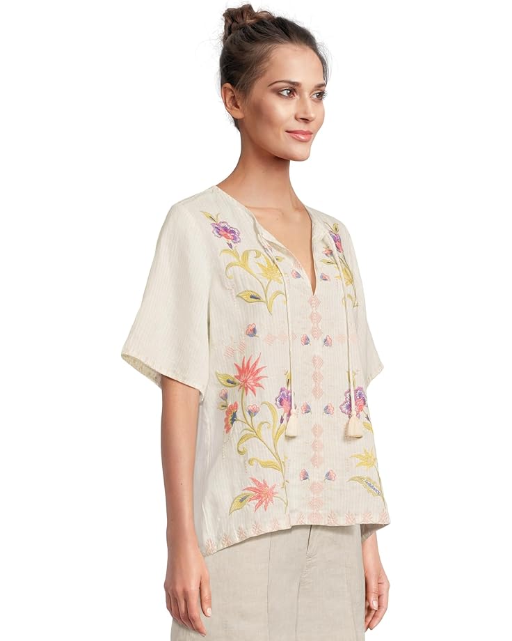 6pm Johnny Was Ruffle Sleeve Field Blouse Women's