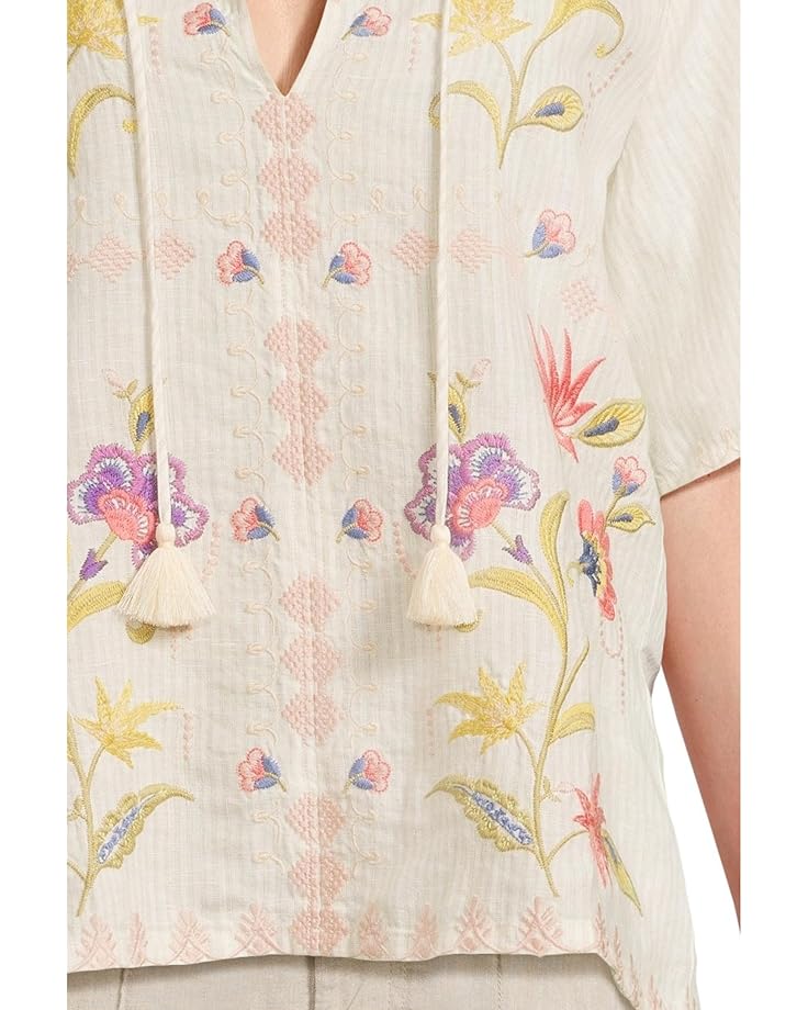 6pm Johnny Was Ruffle Sleeve Field Blouse Women's