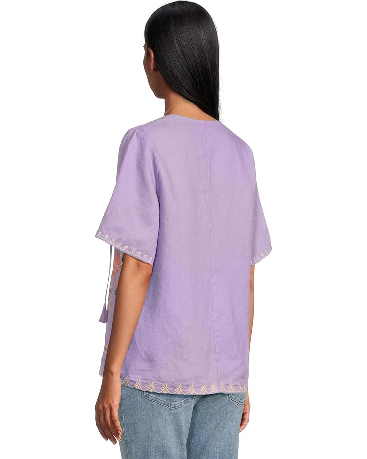 6pm Johnny Was Ruffle Sleeve Field Blouse Women's