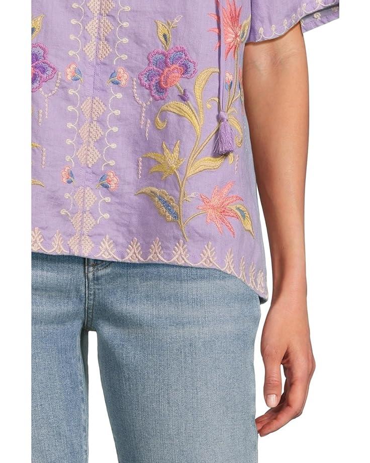 6pm Johnny Was Ruffle Sleeve Field Blouse Women's