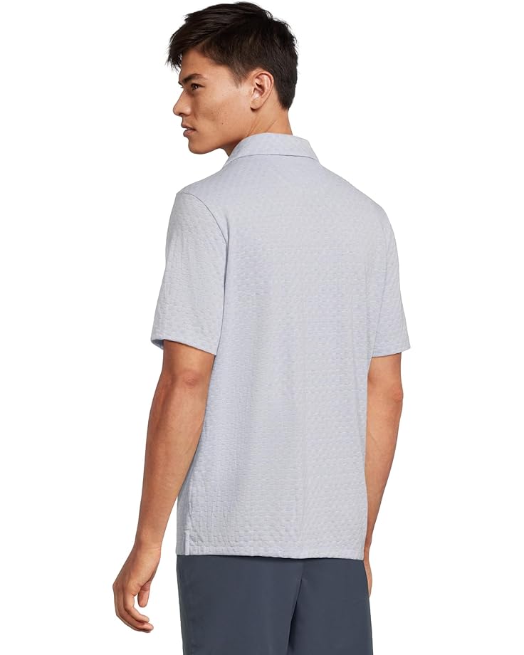 6pm Johnston & Murphy Basket Weave V-Neck Polo Men's