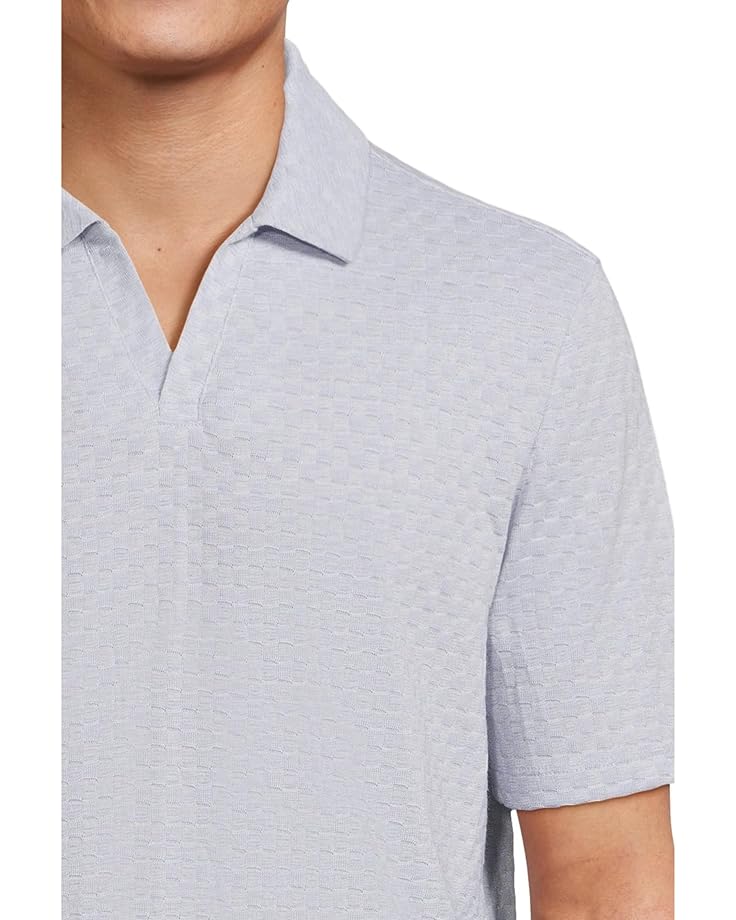 6pm Johnston & Murphy Basket Weave V-Neck Polo Men's