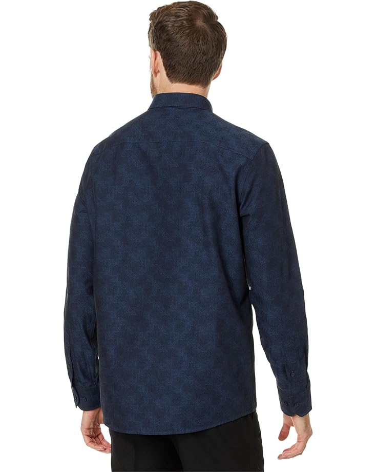 Johnston & Murphy Jacquard Airplane Shirt Men's