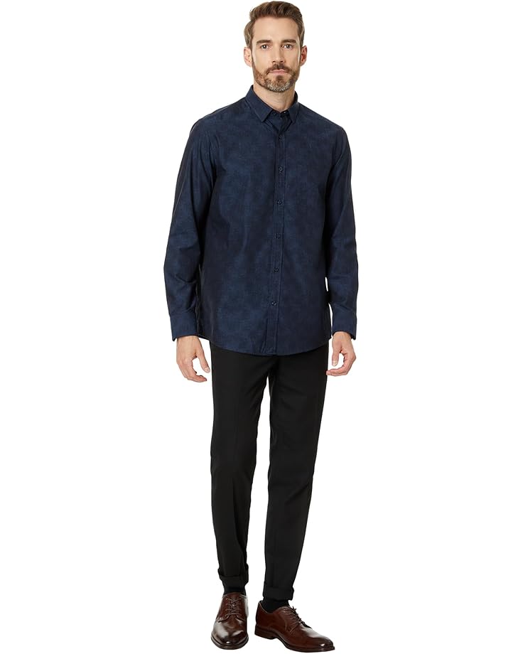 Johnston & Murphy Jacquard Airplane Shirt Men's