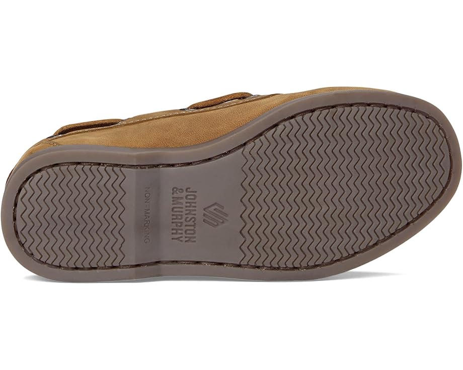 6pm Johnston & Murphy Kids Zeke Boat Shoes (Toddler)