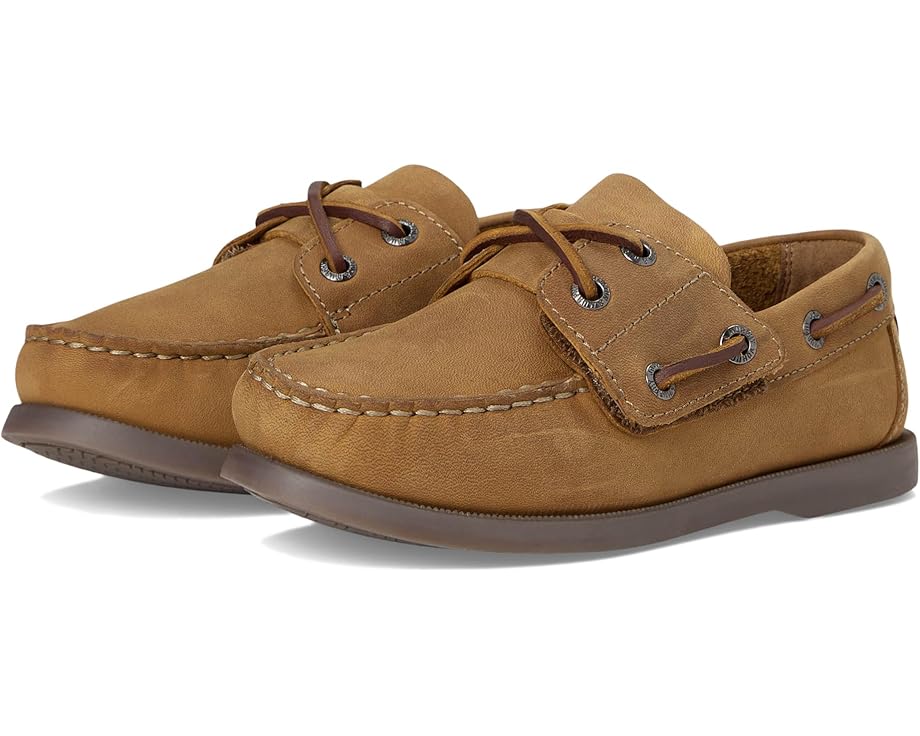 6pm Johnston & Murphy Kids Zeke Boat Shoes (Toddler)