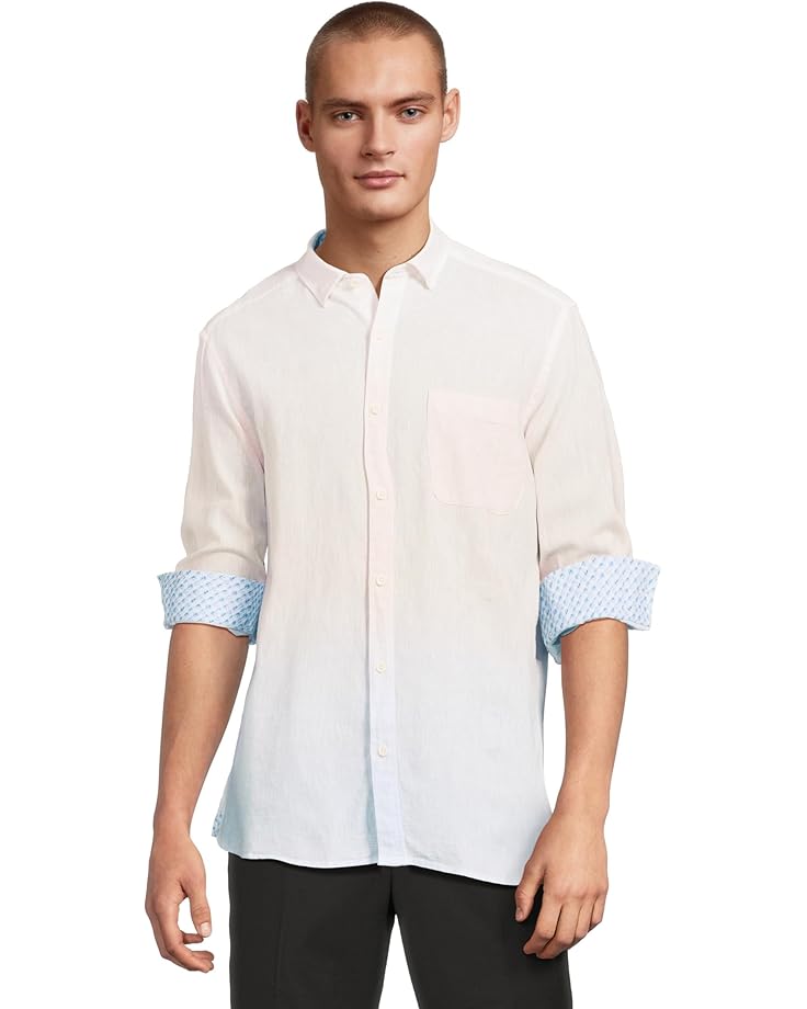 6pm Johnston & Murphy Ombre Linen Shirt Men's