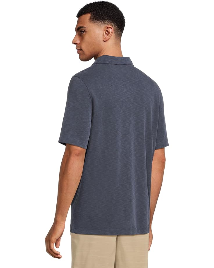 6pm Johnston & Murphy Vintage Slub V-Neck Polo Men's