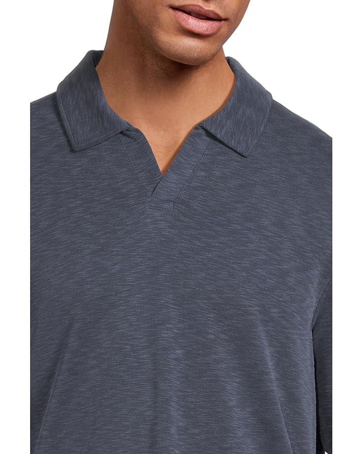 6pm Johnston & Murphy Vintage Slub V-Neck Polo Men's