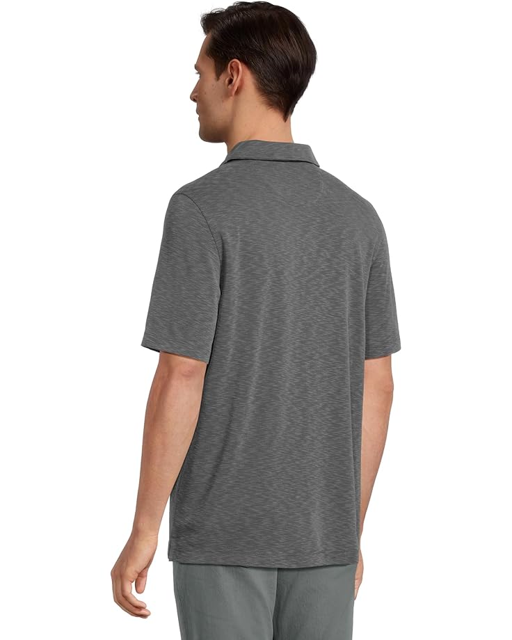 6pm Johnston & Murphy Vintage Slub V-Neck Polo Men's