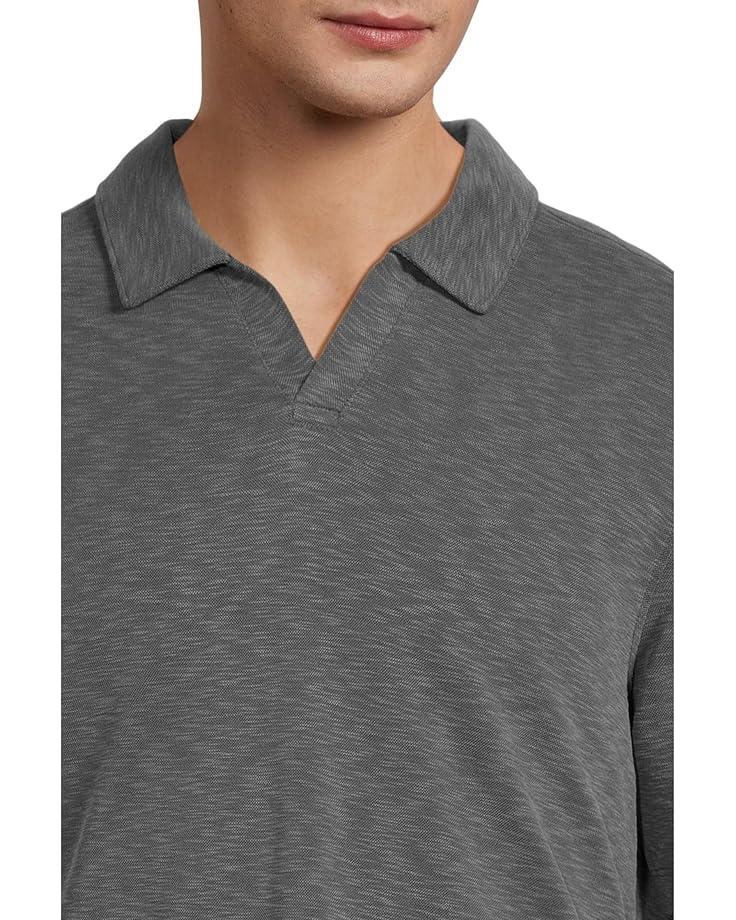 6pm Johnston & Murphy Vintage Slub V-Neck Polo Men's