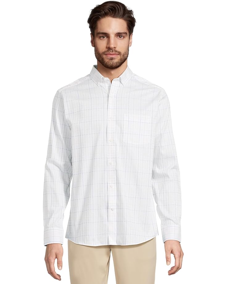 6pm Johnston & Murphy Xc4 Windowpane Shirt Men's
