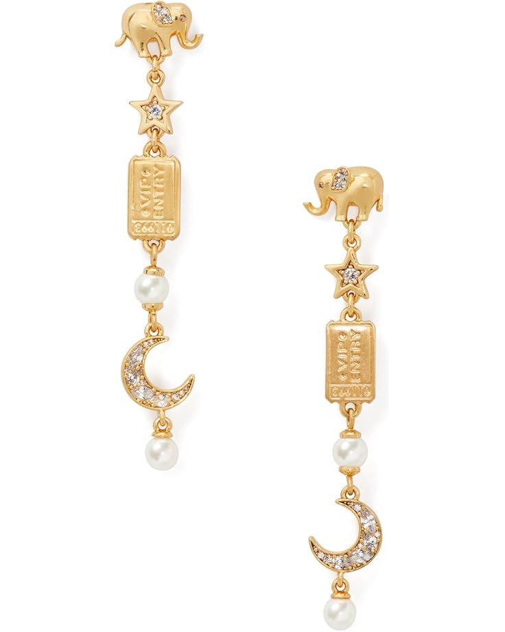 6pm Kate Spade New York Charm Linear Earrings