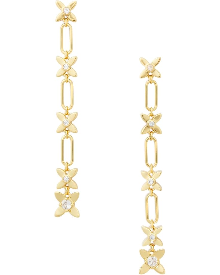 6pm Kate Spade New York Interlock Linear Earrings