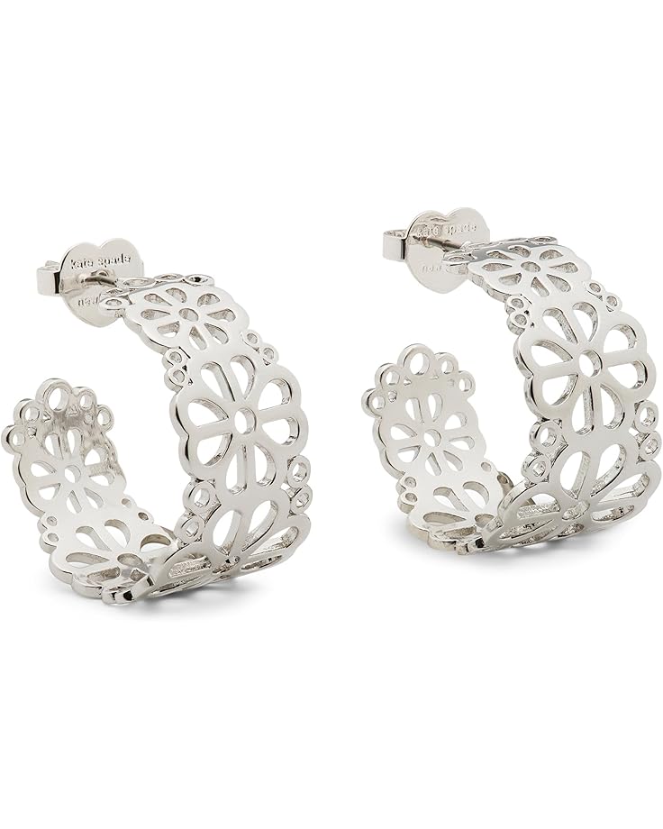 6pm Kate Spade New York Spade Flower Lace Hoops