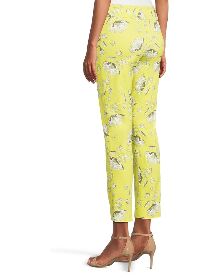 Krazy Larry Pull On Ankle Women's Lime Flowers
