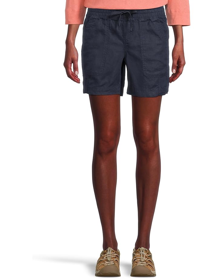 L.L.Bean Premium Linen 6" Shorts Women's