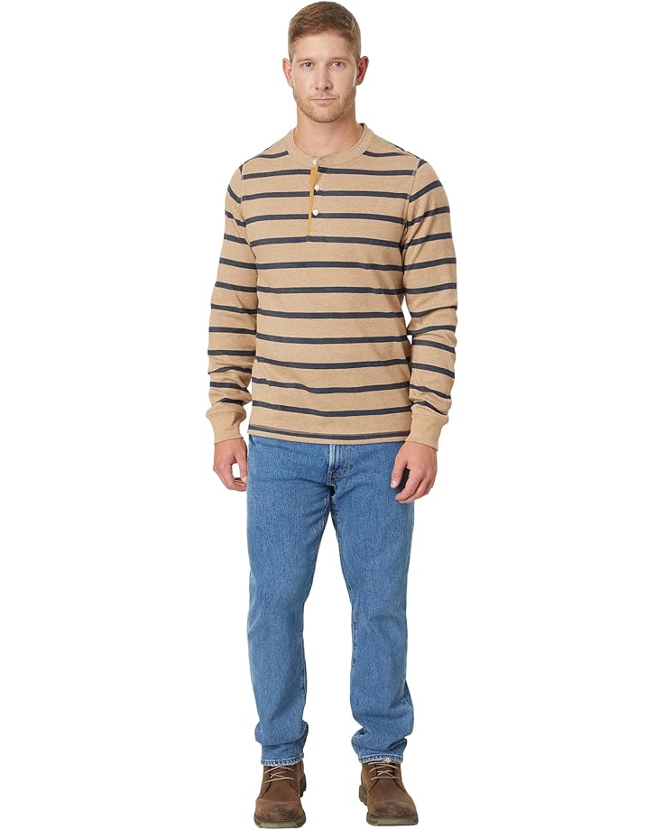 L.L.Bean Vintage Soft Knit Henley Stripe Men's