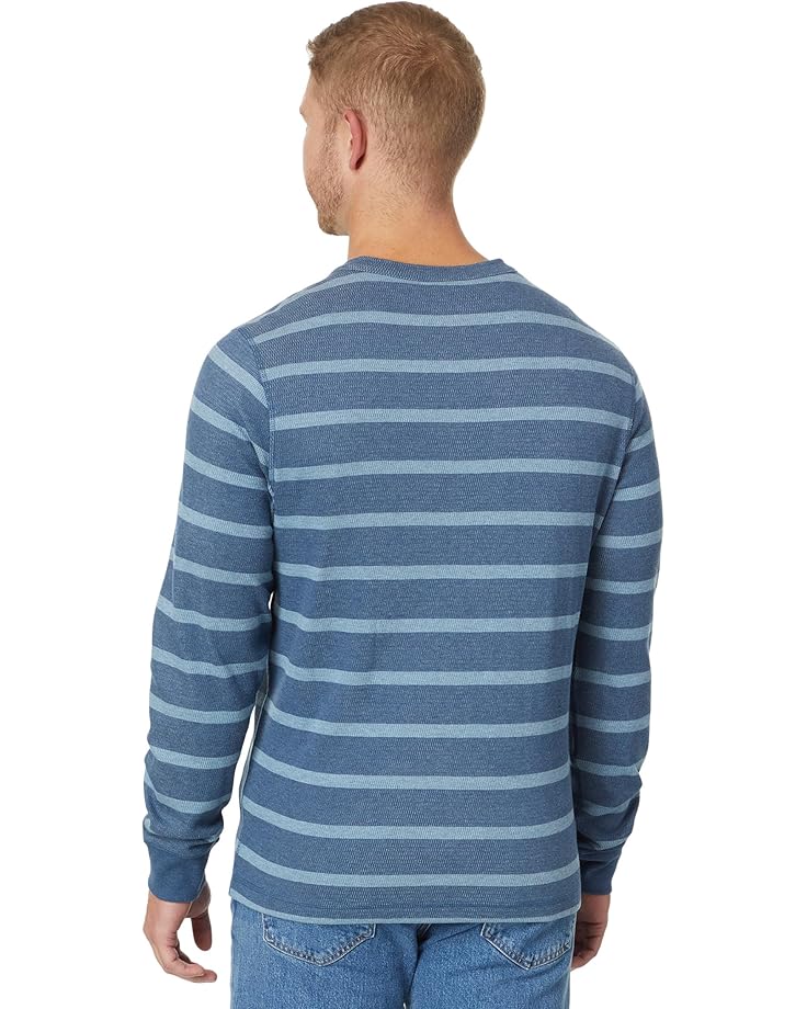 L.L.Bean Vintage Soft Knit Henley Stripe Men's