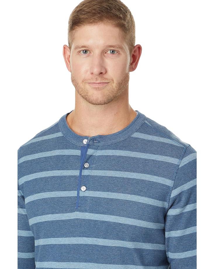 L.L.Bean Vintage Soft Knit Henley Stripe Men's