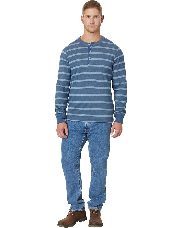 L.L.Bean Vintage Soft Knit Henley Stripe Men's