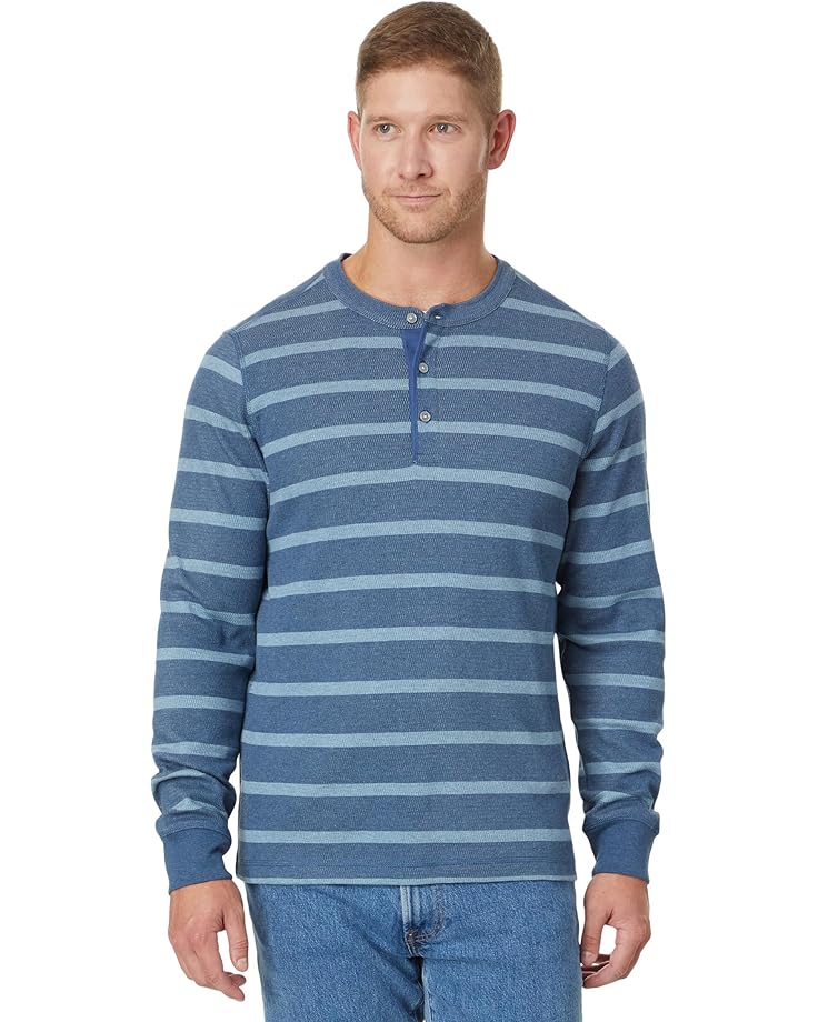 L.L.Bean Vintage Soft Knit Henley Stripe Men's