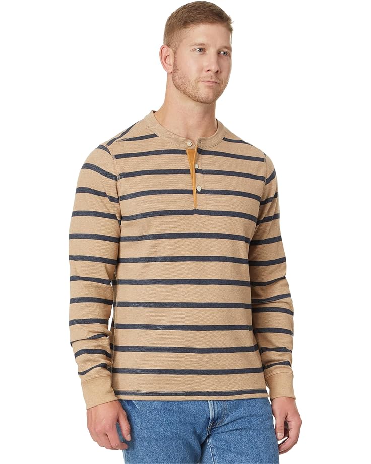 L.L.Bean Vintage Soft Knit Henley Stripe Men's