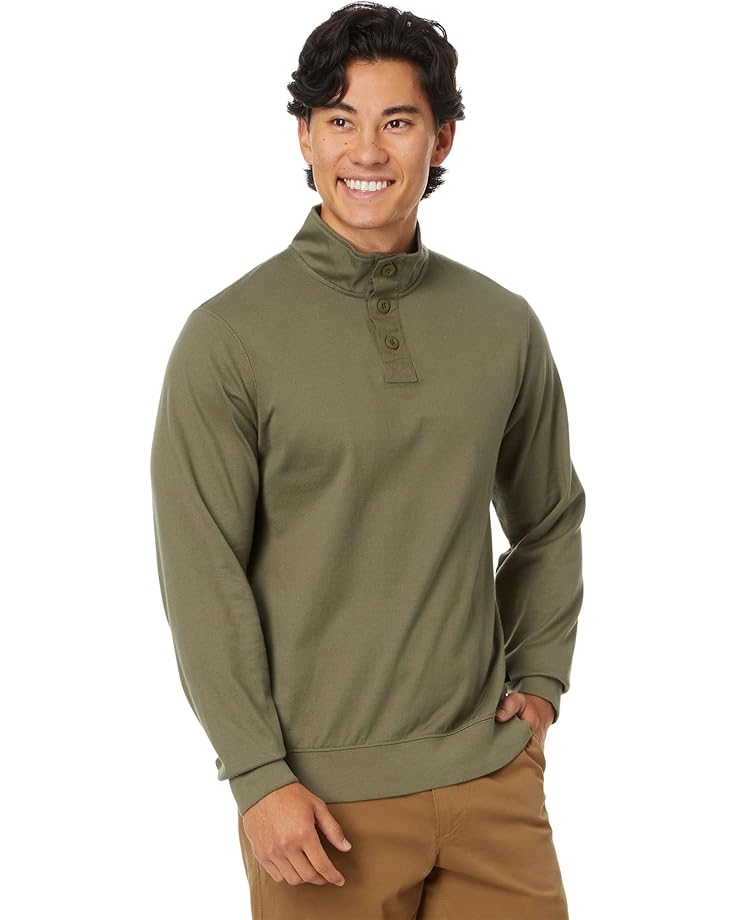 L.L.Bean Vintage Soft Rugby Mockneck Men's