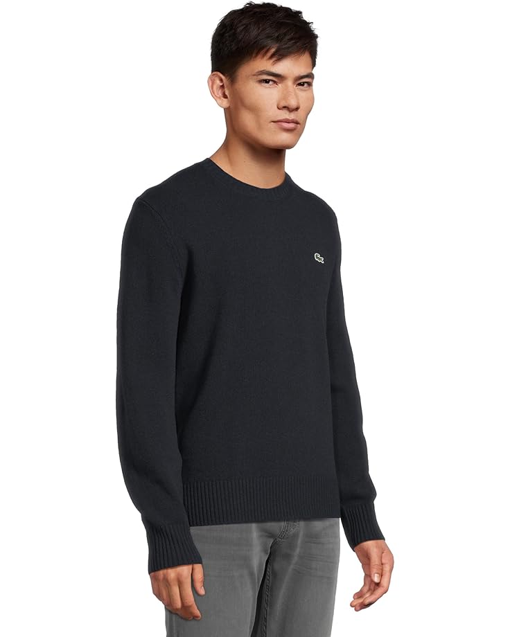 Lacoste Carded Wool Crew Neck Sweater Men's