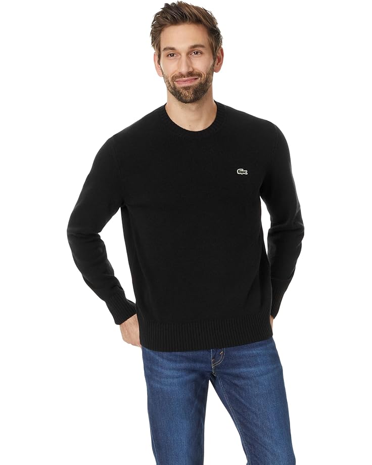Lacoste Carded Wool Crew Neck Sweater Men's