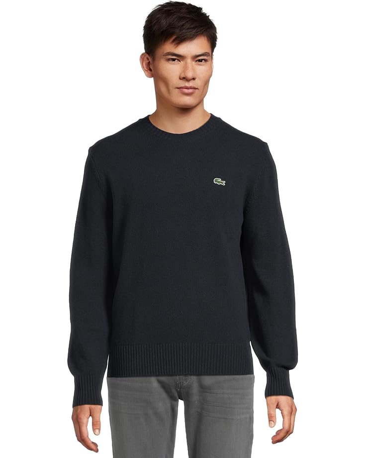 Lacoste Carded Wool Crew Neck Sweater Men's