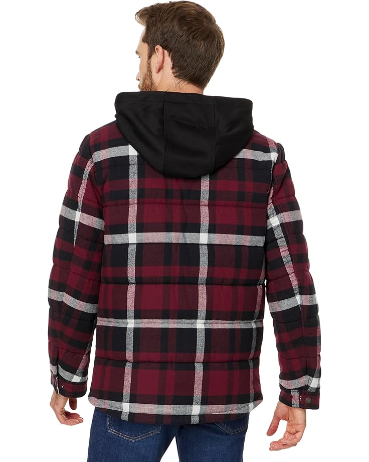 Levi's® Cotton Plaid Quilted Puffer Men's