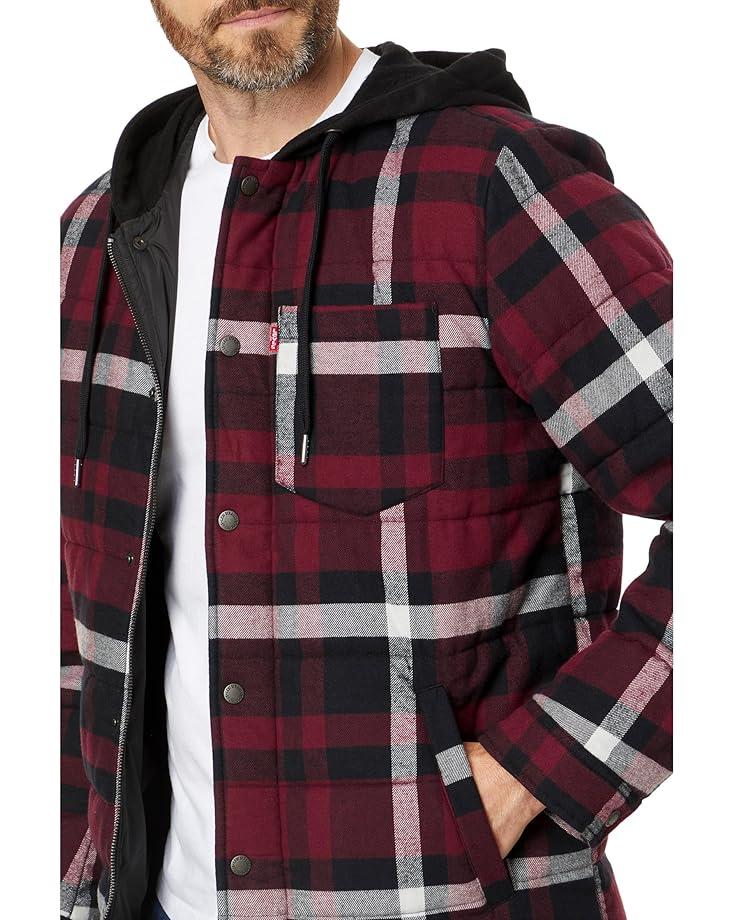 Levi's® Cotton Plaid Quilted Puffer Men's