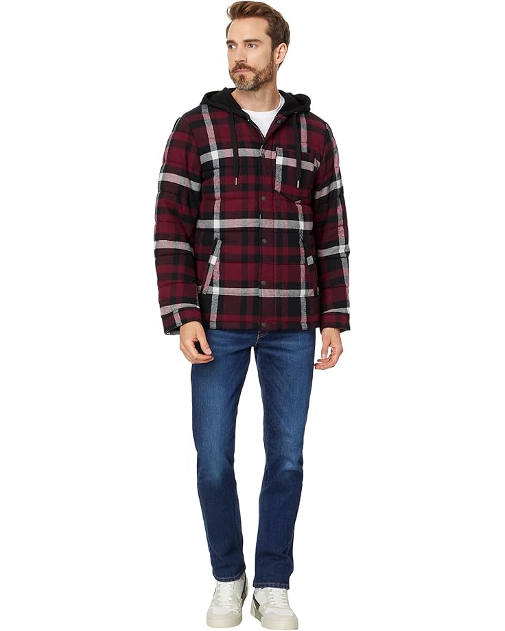 Levi's® Cotton Plaid Quilted Puffer Men's