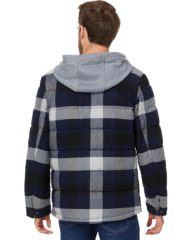 Levi's® Cotton Plaid Quilted Puffer Men's