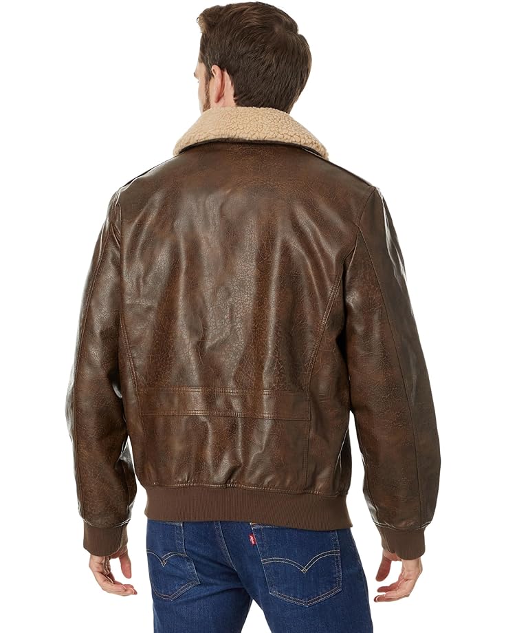 Levi's® Faux Leather Bomber Jacket Men's