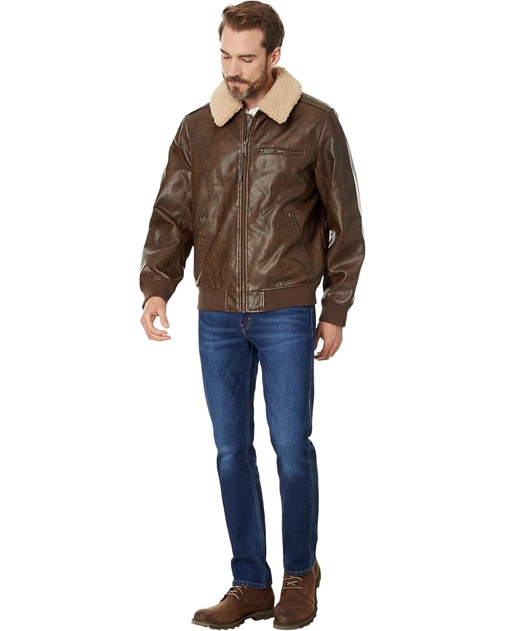 Levi's® Faux Leather Bomber Jacket Men's