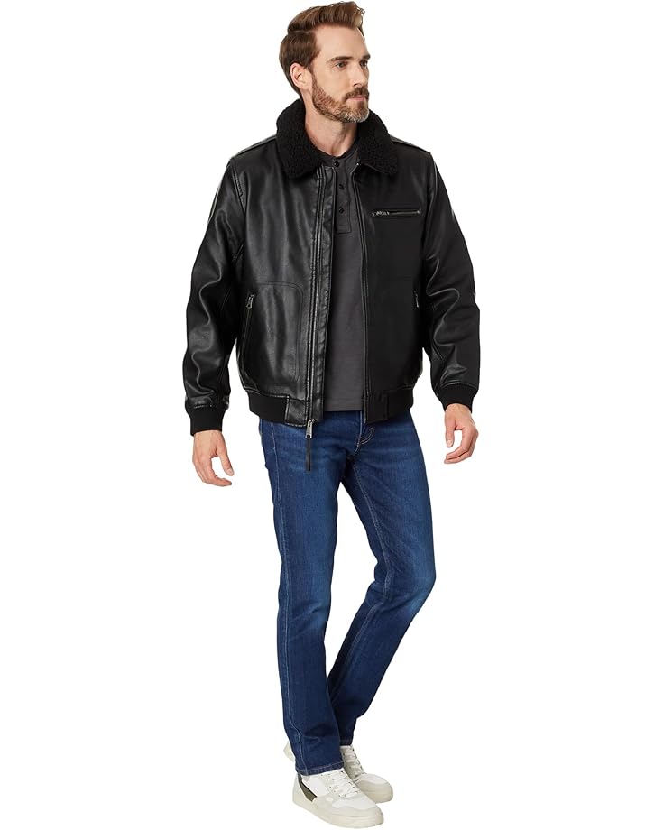 Levi's® Faux Leather Bomber Jacket Men's