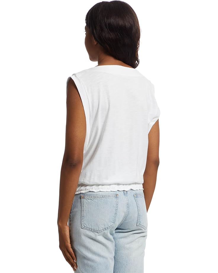 Lilla P Elastic Hem Boatneck Top Women's